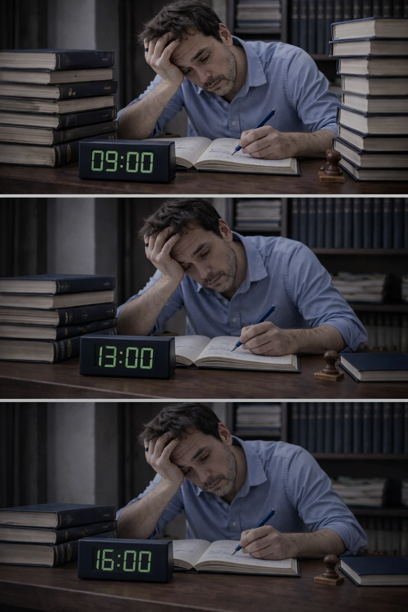 Procedimento demorado consumindo o dia inteiro da equipe do cartório